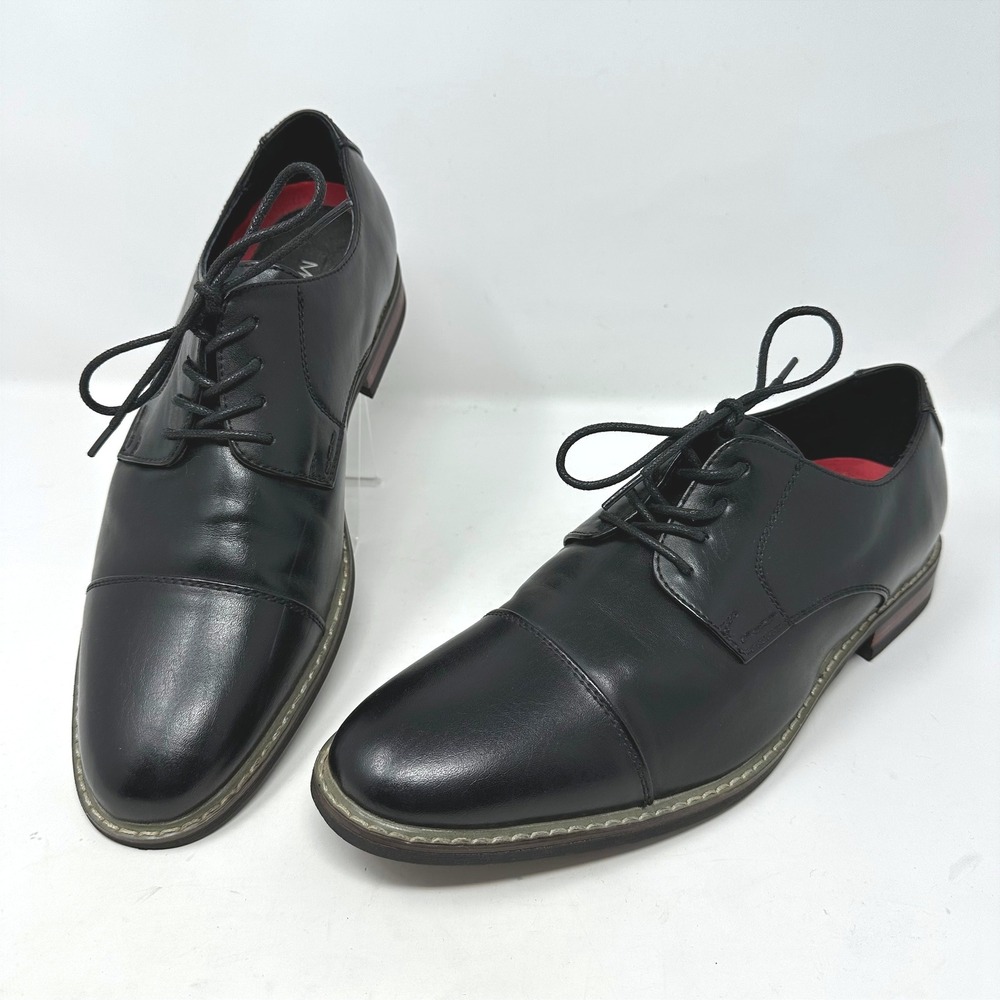 Mofri Candy Cap Toes‎ Derby Shoes Leather Black Size 9